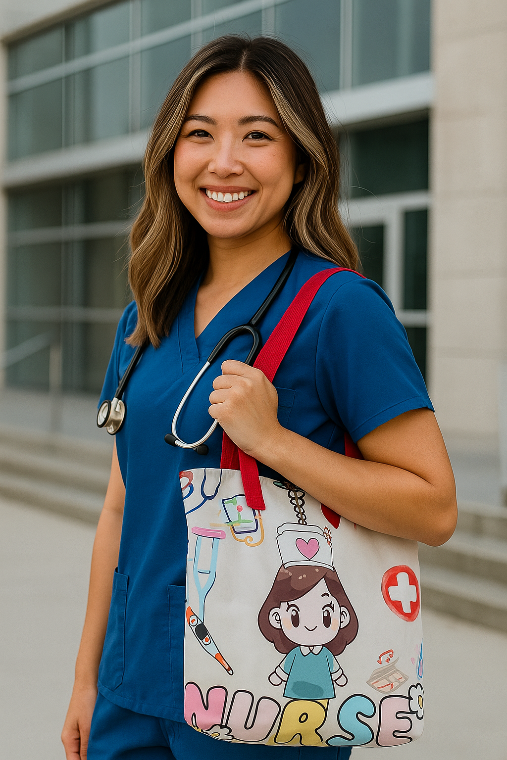 Nurse cute Tote bag