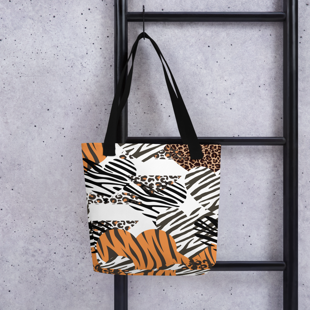 Animal Fiery prints Tote bag