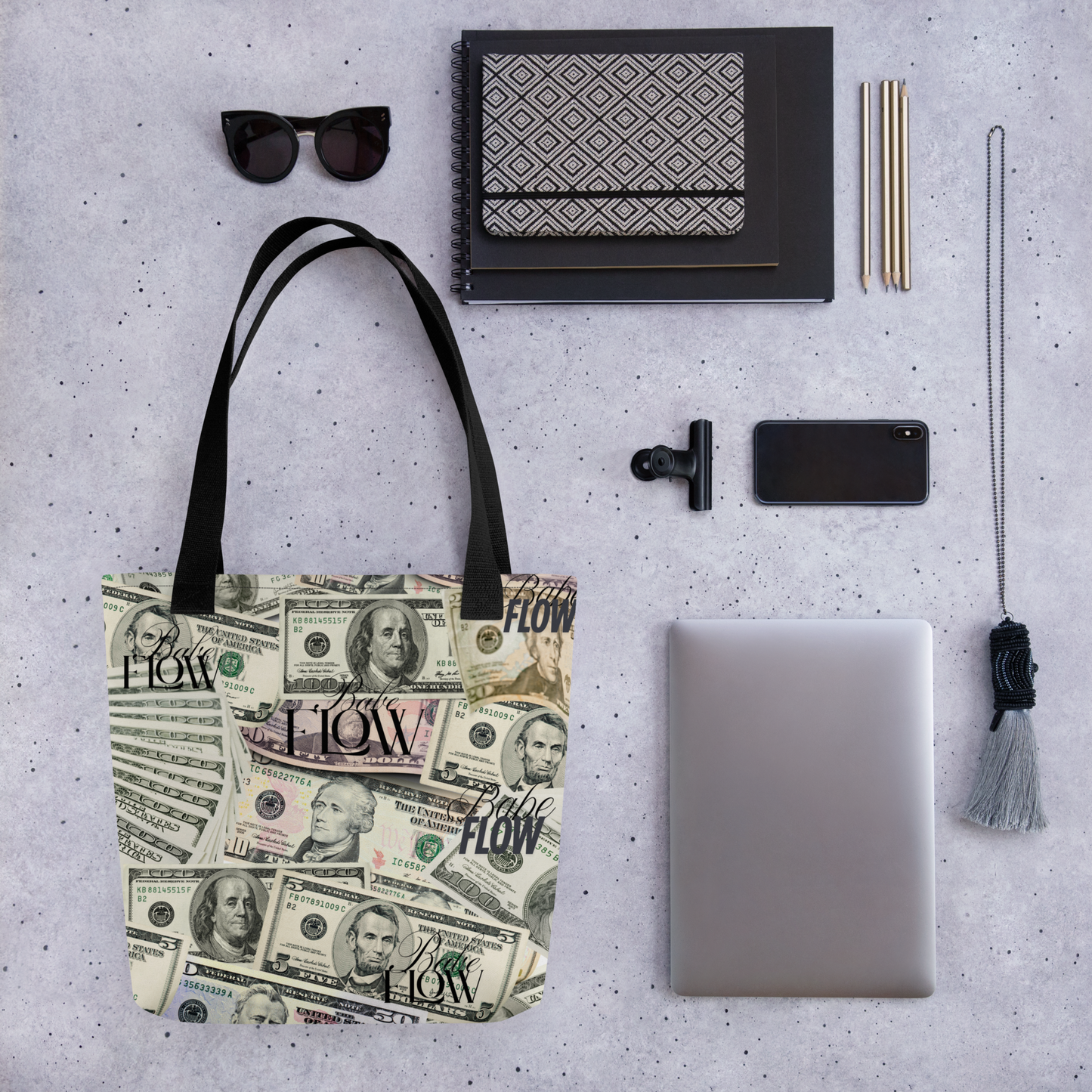 She's A Husler baby Tote bag